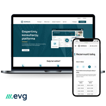 Svetainių dizainas (web design) Kaunas UAB "Elektroninio Verslo Grupė" nuotrauka 1