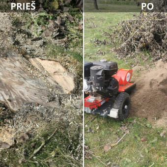 Kelmų naikinimas, frezavimas Panevėžys Rimas. M.- (Aboristas) nuotrauka 2