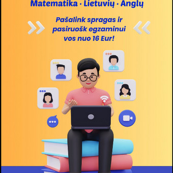 Pasirengimas PUPP, VBE, tiek abiturientams, tiek ir norintiems kartoti kursą ar perlaikyti. Vilnius Euklido akademija nuotrauka 2 Ruošimas matematikos egzaminams Vilnius Euklido akademija nuotrauka 2