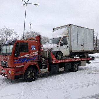 Sunkvežimiu nutempimas Klaipėda Aivatrans nuotrauka 20