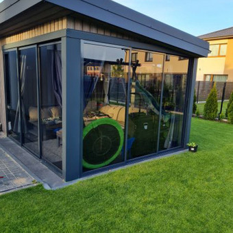 Terasų stiklinimas Kaunas Langų ,durų pardavimas. nuotrauka 8