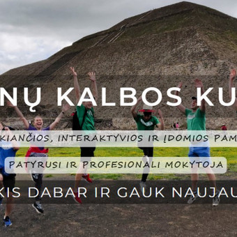 Ispanų kalbos kursai grupėse.
Jeigu norite sulaukti daugiau info apie artėjančius kursus, kviečiu registruotis čia:
https://forms.gle/n8qQDXsBZMvrVxLU8
Daugiau info:
https://fb.me/e/1MMzj2IK5 Kaunas Emilija Buividavičiūtė nuotrauka 6 Ispanų kalbos kursai Kaunas Emilija Buividavičiūtė nuotrauka 6