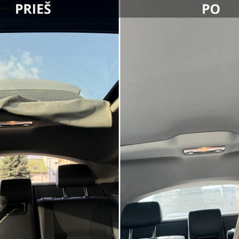 Užuolaidos keitimas Klaipėda Automobilio salono darbai nuotrauka 4
