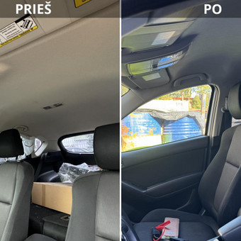 Lubų pertraukimas Klaipėda Automobilio salono darbai nuotrauka 2