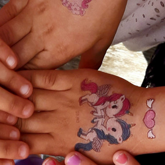 Laikinos tatuiruotės vaikams Šiauliai Jurgita Vaitkuvienė nuotrauka 4