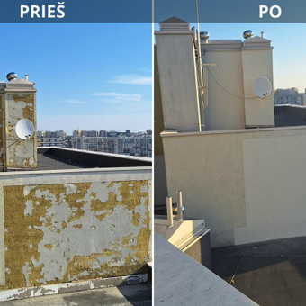 Fasadų remonto darbai Vilnius MB Meistrų Olimpas nuotrauka 8
