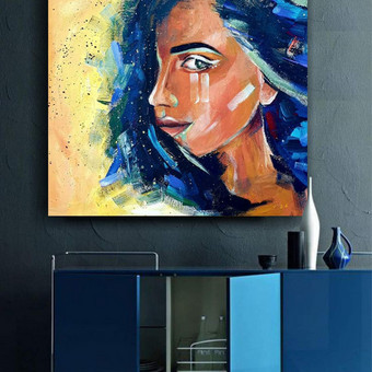 Tapyba ant drobės Klaipėda NE MENAS art gallery nuotrauka 3
