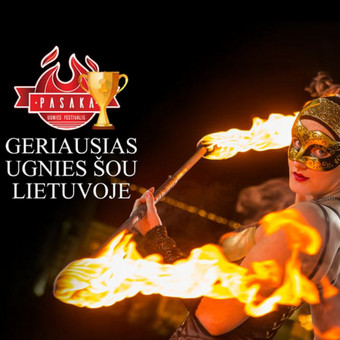 Fakyrų ugnies šou Kaunas Viduramžiai LT nuotrauka 1