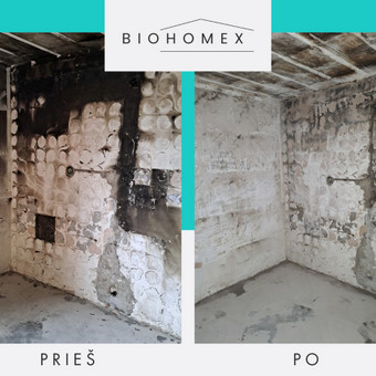 Valymas po gaisro Vilnius BioHomEx nuotrauka 22