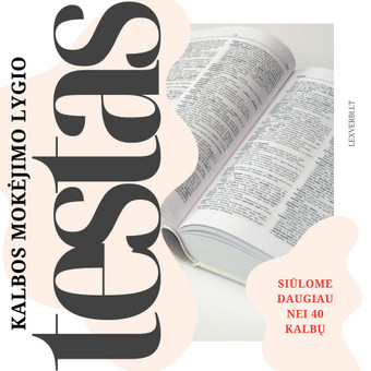 Išlaikius testą išduodamas pažymėjimas patvirtinantis įgytą patikrintos kalbos žinių lygį. Parengiama kalbos mokėjimo lygį patvirtinanti skaitmeninė pažyma ir išsiunčiama el. paštu. Vilnius Vertimų biuras „Lex verbi“ nuotrauka 46 Kalbos mokėjimo lygio testavimas Vilnius Vertimų biuras „Lex verbi“ nuotrauka 46