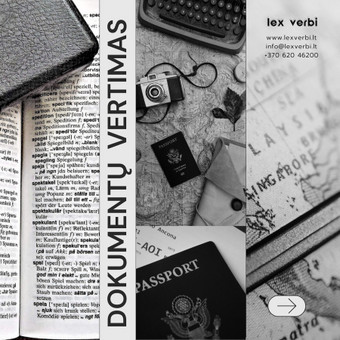 Teikiame teisinių, techninių, finansinių, medicininių, kūrybinių, bei bendrųjų tekstų vertimo paslaugas į beveik visas pasaulio kalbas! Vilnius Vertimų biuras „Lex verbi“ nuotrauka 35 Dokumentų vertimo paslaugos Vilnius Vertimų biuras „Lex verbi“ nuotrauka 35