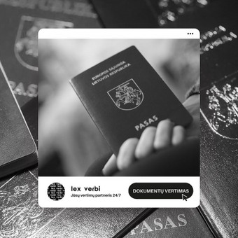 Juridinių tekstų vertimai reikalauja specifinių žinių, terminologijos atitikties, tikslumo. Turiu didelę patirtį teisinių tekstų vertime, bendradarbiauju su VRM, advokatų kontoromis. Vilnius Vertimų biuras „Lex verbi“ nuotrauka 17 Teisinių tekstų vertimai Vilnius Vertimų biuras „Lex verbi“ nuotrauka 17