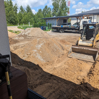 Trinkelių dėjimas pagrindų paruošimas Vilnius Paulius nuotrauka 6