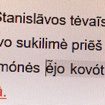 Galiu redaguoti tekstą ir jį sukirčiuoti. Kauno rajonas Margarita nuotrauka 26 Teksto redagavimas ir kirčiavimas Kauno rajonas Margarita nuotrauka 26