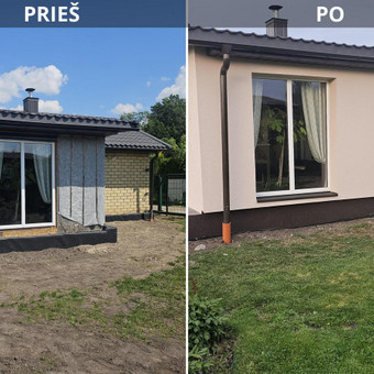 Fasado šiltinimas Šiauliai MB STATOVERTA nuotrauka 7