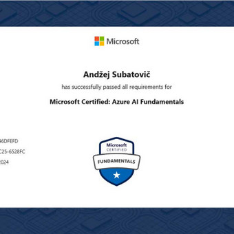 Cognitive Services, Bot Services, Machine Learning, Form Recognizer, Speech Recognition Vilniaus rajonas Andzej Subatovic nuotrauka 15 Dirbtinio intelekto (Ai) integravimai Vilniaus rajonas Andzej Subatovic nuotrauka 15