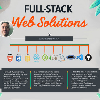 Užsiėmu individualiai sukurtų (php backend) ir WordPress svetainių priežiūra, atnaujinimu, palaikymu internete. Kaunas Karolis Kančys nuotrauka 4 Interneto svetainių priežiūra Kaunas Karolis Kančys nuotrauka 4