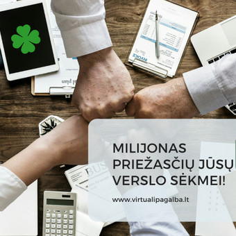 Įvairių dokumentų rengimas
Duomenų suvedimas ir apdorojimas
Virtuali asistentė
Internetinių parduotuvių priežiūra bei administravimas Vilnius VIRTUALI PAGALBA nuotrauka 4 Administraciniai darbai (back office) Vilnius VIRTUALI PAGALBA nuotrauka 4