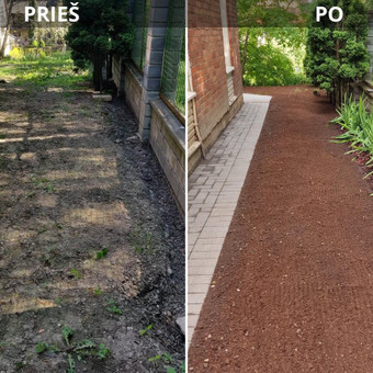 Apleistų sklypų tvarkymas Kaunas UAB "Tvarkingas kiemas" nuotrauka 7