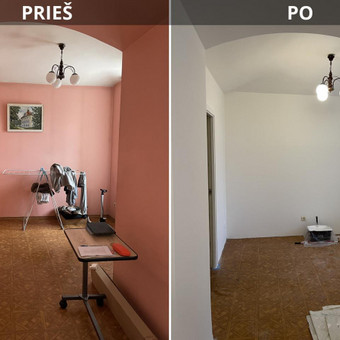 Sienų dažymas Vilnius Vilius nuotrauka 3