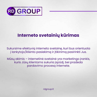 Interneto svetainių kūrimas Kaunas Elektroninių parduotuvių kūrimas nuotrauka 2