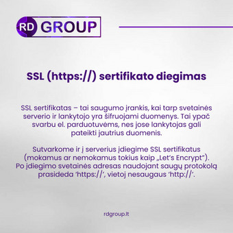 SSL (https://) sertifikato diegimas Kaunas Elektroninių parduotuvių kūrimas nuotrauka 10