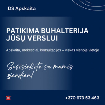 Apleistos buhalterijos tvarkymas Klaipėda Darija nuotrauka 6