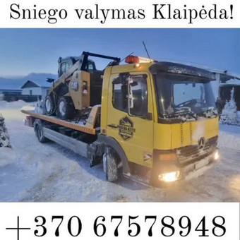 Sniego valymas Klaipėda Robertas nuotrauka 7