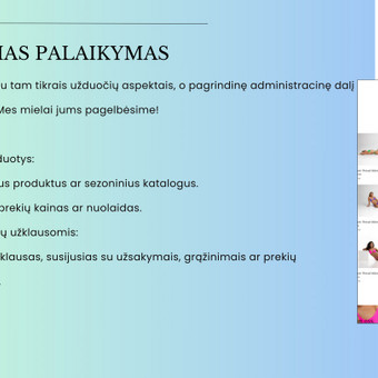 Neturite laiko ar resursų prižiūrėti savo e-parduotuvės? Patikėkite mums! Produktų sąrašų kūrimas ir tvarkymas; Užsakymų valdymas; Likučių priežiūra Vilnius Timegeeks nuotrauka 7 E-KOMERCIJOS ADMINISTRAVIMAS Vilnius Timegeeks nuotrauka 7