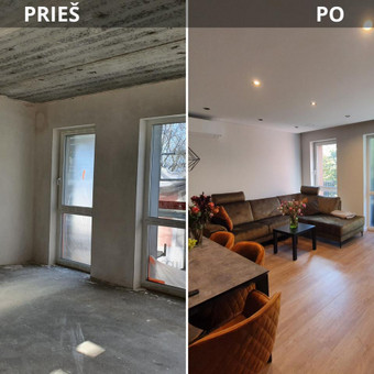 Sienų dažymas Kaunas Evaldas Sorokas nuotrauka 2