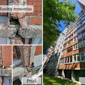 Paviršiaus valymas, gruntavimas, tinkavimas, dažymas, hidroizoliavimas. Kaina priklauso nuo darbų apimties ir sudėtingumo. Klaipėda Darius nuotrauka 1 Pramoninis alpinizmas Klaipėda Darius nuotrauka 1