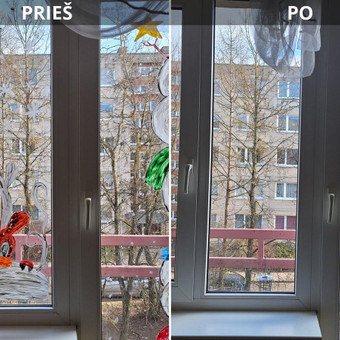 Langų plovimas – tai langų valymo nuo dulkių, purvo ir kitų teršalų paslauga. Apima stiklo, rėmų ir palangių plovimą. Vilnius Дарья Приймак nuotrauka 8 Langų valymas Vilnius Дарья Приймак nuotrauka 8