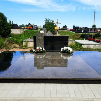 Granito plokštės kapams, dengimas Alytus M.M PAMINKLAI nuotrauka 4