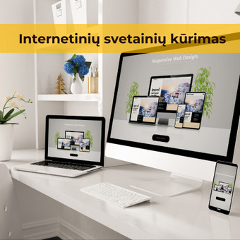 Svetainių dizainas (web design) Šiauliai Ernestas Skapinskas nuotrauka 1