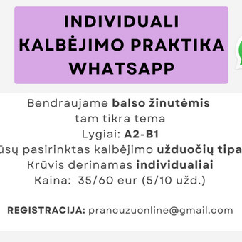 Individuali kalbėjimo praktika Kaunas Judita Liočienė nuotrauka 4