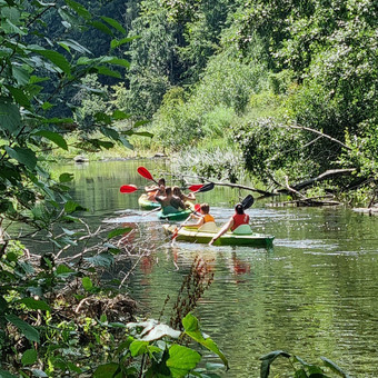 Baidarių nuoma Jūros upe Šilalės rajonas Dženeta Dobilienė nuotrauka 4