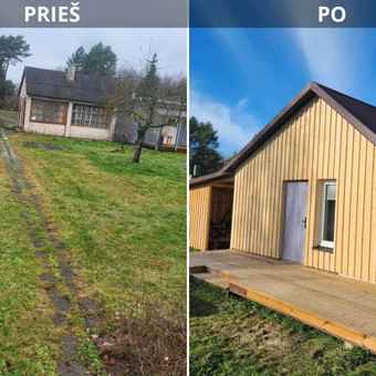 Karkasinių namų statyba Panevėžys Aiconstruction nuotrauka 1