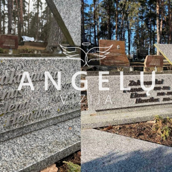 Metalinių raidžių montavimas Kaunas Angelų vizija nuotrauka 11