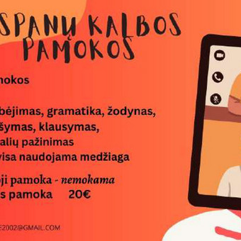 Ispanų kalbos pamokos internetu Vilnius Roberta Žukauskaitė nuotrauka 2