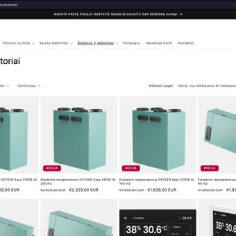 Mini rekuperatorių įrengimas Alytus nordicmaster.lt nuotrauka 5