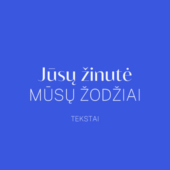 Nuo socialinių tinklų, naujienlaiškių, interneto svetainių iki straipsnių ar reklamų, scenarijų renginiams bei laidoms. Aiškiai, įtaigiai, kad pasiektų tikslinę auditoriją. Jūsų žinutė – mūsų žodžiai. Vilnius Komunikacijos partneriai, MB nuotrauka 4 Tekstų rašymas Vilnius Komunikacijos partneriai, MB nuotrauka 4