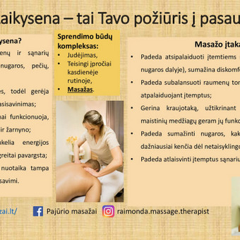 Gydomieji masažai Klaipėda Raimonda Masažo meistrė nuotrauka 12