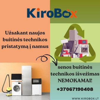 Užsakant naujos buitinės technikos atvežimą - senos buitinės technikos išvežimas NEMOKAMAI! Klaipėda Audrius Kaupas nuotrauka 9 Buitinės technikos išvežimas Klaipėda Audrius Kaupas nuotrauka 9