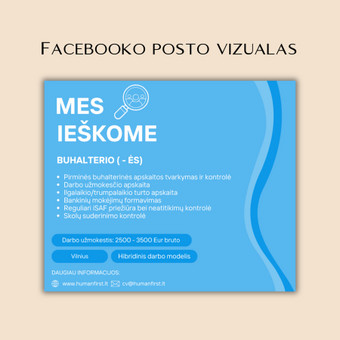 Sukursiu profesionalius ir įtraukiančius vizualus, kurie padės jūsų prekės ženklui išsiskirti socialiniuose tinkluose ir pritraukti daugiau klientų. Šiauliai Marketingwaves nuotrauka 7 Maketai soc.tinklams Šiauliai Marketingwaves nuotrauka 7