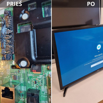 Televizoriu remontas Klaipėda Laukininku elektronikos servisas nuotrauka 7
