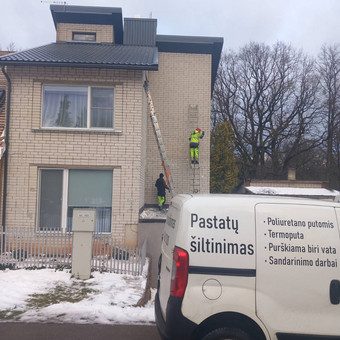 Pamatų šiltinimas Klaipėda Pastatu šiltinimas nuotrauka 3