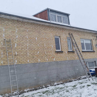 Fasadų, sienų šiltinimas Klaipėda Pastatu šiltinimas nuotrauka 2