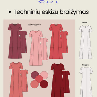 Techninių eskizų braižymas Panevėžys Odeta Rickevičė nuotrauka 3