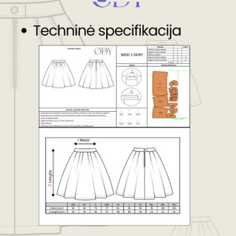 Drabužio techninės specifikacijos ruošimas Panevėžys Odeta Rickevičė nuotrauka 12