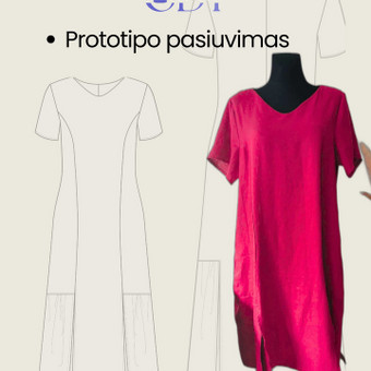 Prototipinio drabužio siuvimas Panevėžys Odeta Rickevičė nuotrauka 9